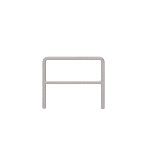 Barierka techniczna U12a – cynkowana odbojnica metalowa - wymiary 1200x1100 mm, do wbetonowania