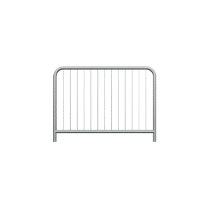 Bariera drogowa stalowa typu U-11a, cynkowana ogniowo, fi48,3 mm, szczeble fi10 mm, wymiar 48,3 x 10 x 1500 mm – bariera ochronna przykręcana do podłoża