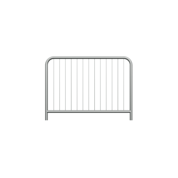 Bariera drogowa stalowa typu U-11a, cynkowana ogniowo, fi48,3 mm, szczeble fi10 mm, wymiar 48,3 x 10 x 1500 mm – bariera ochronna przykręcana do podłoża