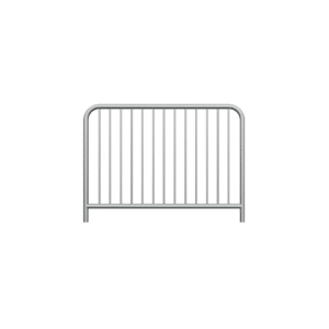 Bariera drogowa stalowa typu U-11a, cynkowana ogniowo, fi48,3 mm, szczeble fi10 mm, wymiar 48,3 x 20 x 1500 mm – bariera ochronna przykręcana do podłoża