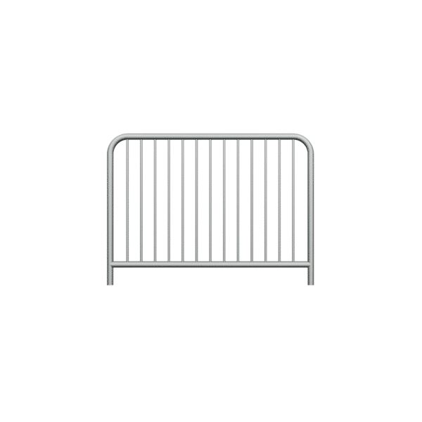 Bariera drogowa stalowa typu U-11a, cynkowana ogniowo, fi48,3 mm, szczeble fi10 mm, wymiar 48,3 x 20 x 1500 mm – bariera ochronna przykręcana do podłoża