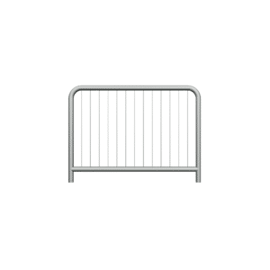 Bariera drogowa stalowa typu U-11a, cynkowana ogniowo, fi48,3 mm, szczeble fi10 mm, wymiar 60,3 x 10 x 1500 mm – bariera ochronna przykręcana do podłoża